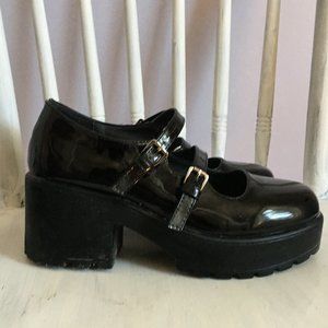 Platform Mary Janes